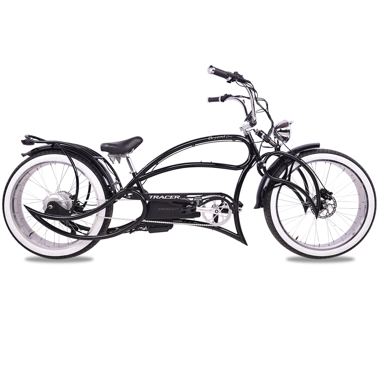 Tracer Beyond Pro 800W 26'' Classic Stretch Chopper EBike