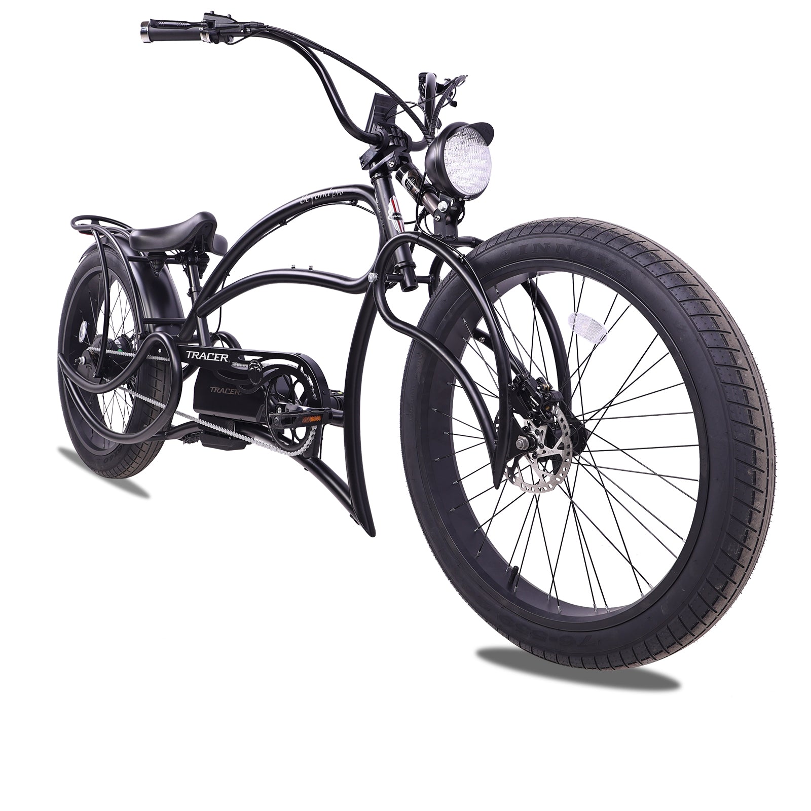 Tracer Beyond Pro 800W 26'' Classic Stretch Chopper EBike