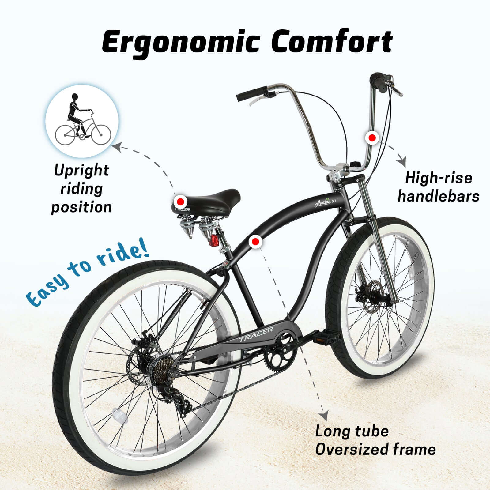 Avalon 7 speed online comfort bike