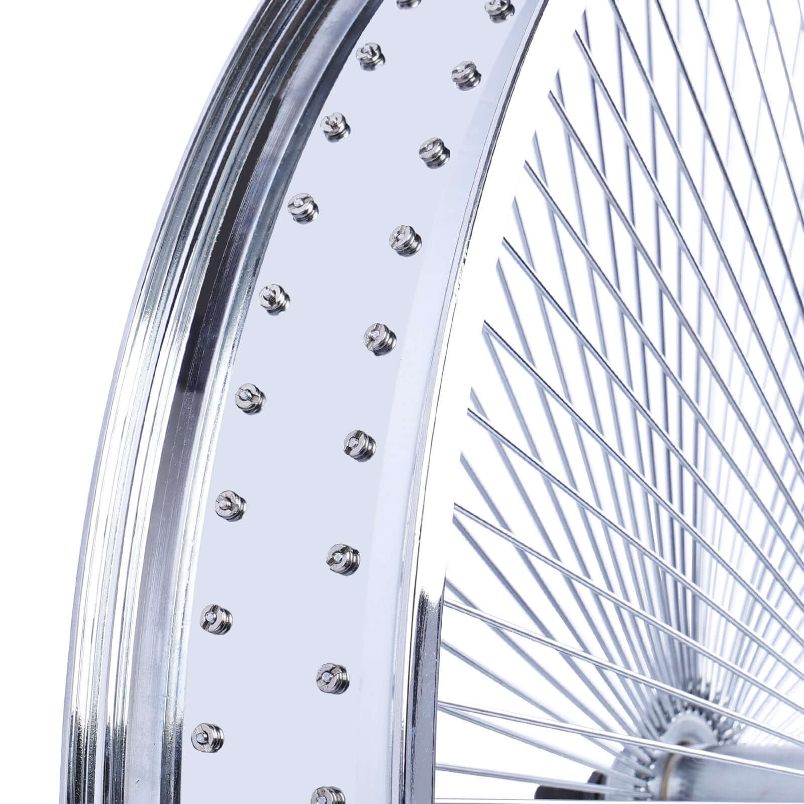 Tracer WH-TH7526140C-CP Lowrider 26'' Coaster Alloy Chrome Fat Rims Wheel Set