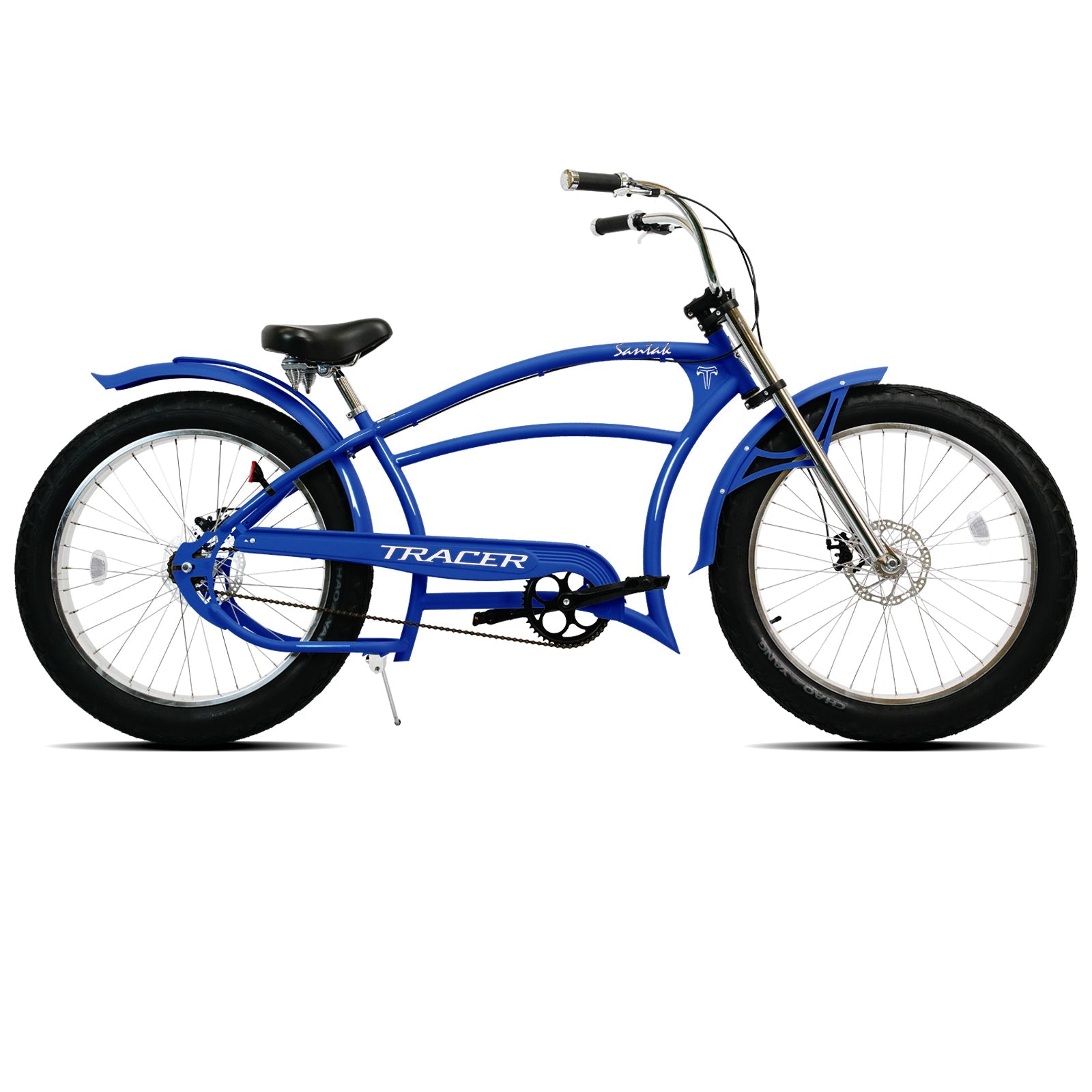 Santak 26 Fat Tire Chopper Cruiser Bike
