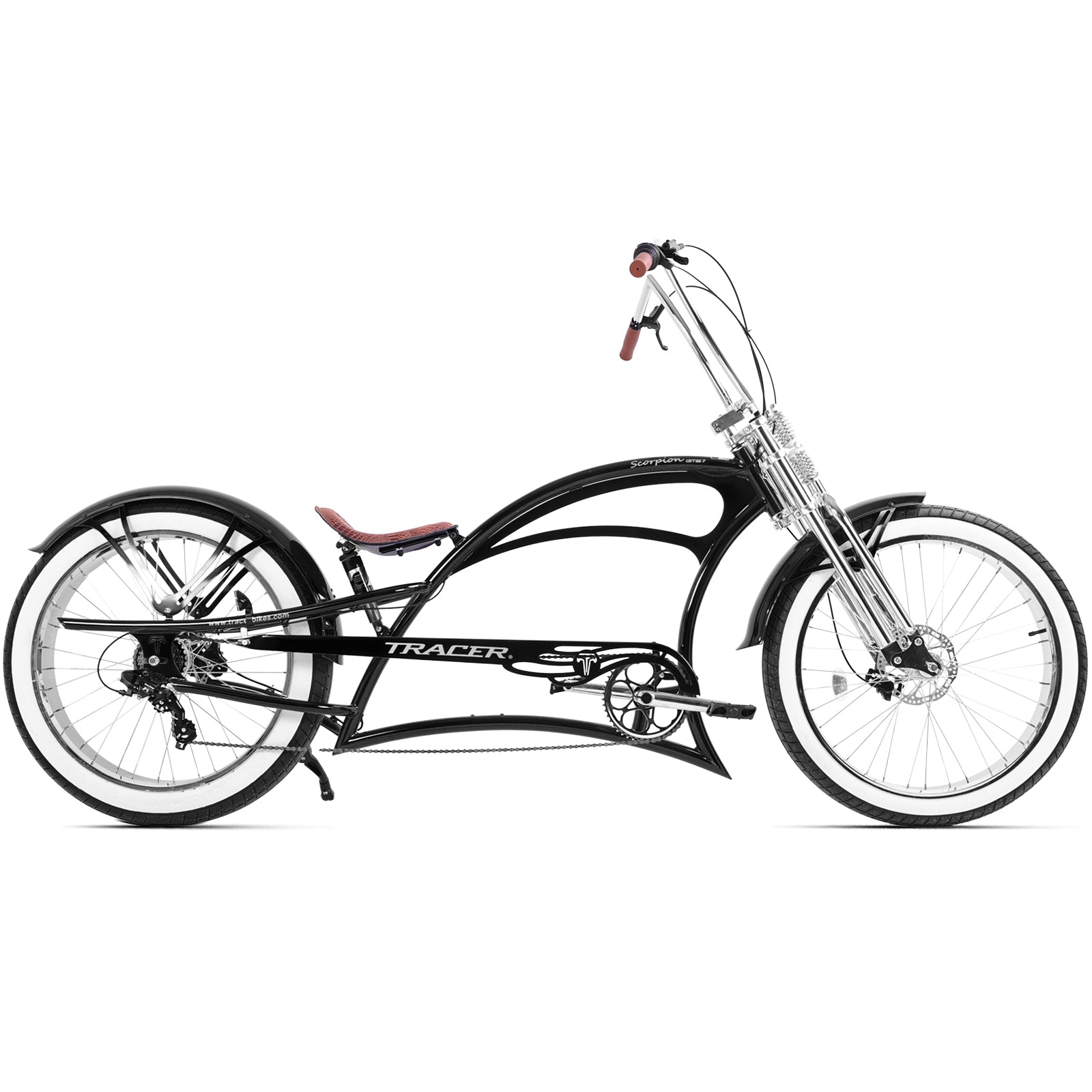 Scorpion GTS 7 Speed Stretch Crusier Bicycle Tracer Bikes