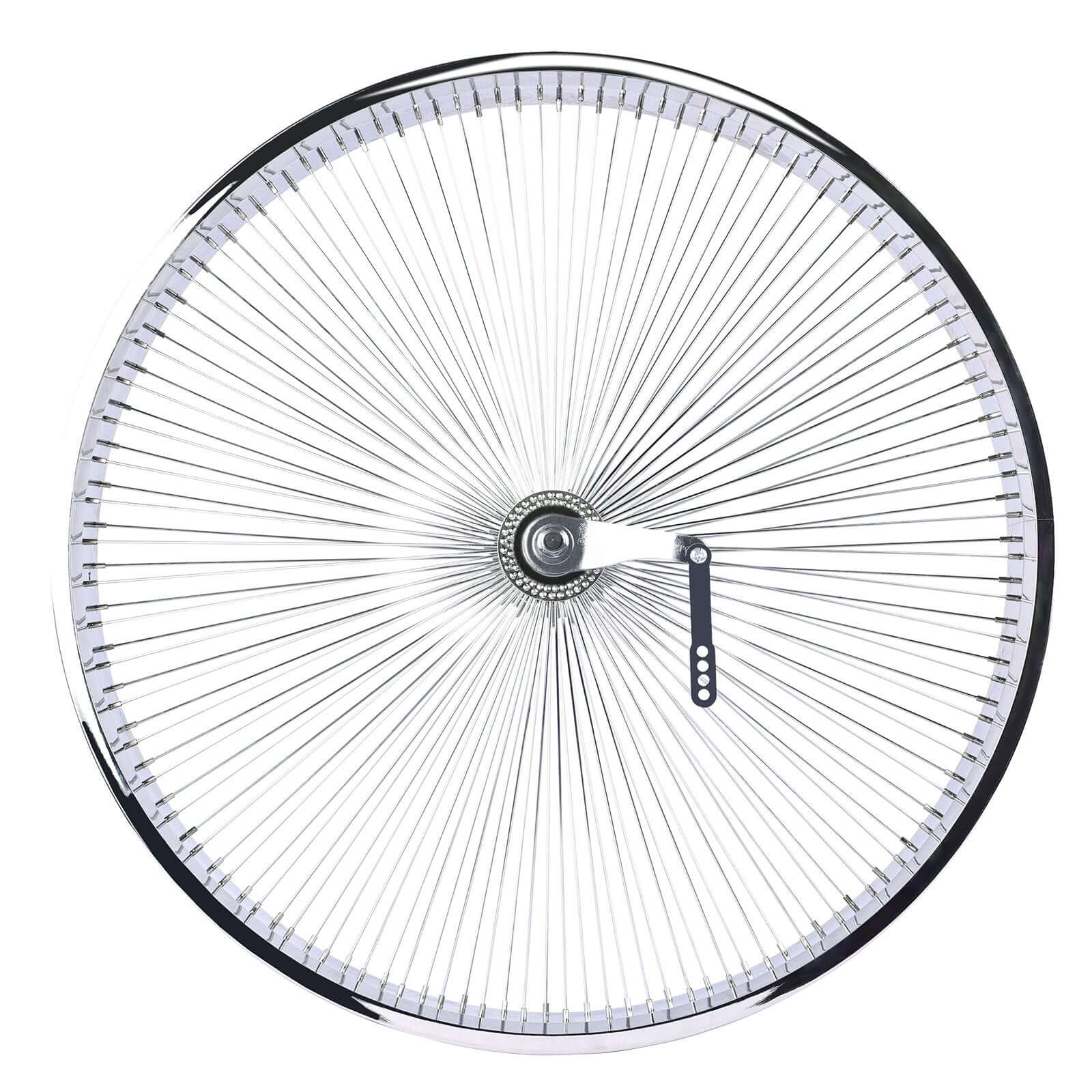 Tracer WH-TH7529140C-CP Mirror Chrome Bike 80mm Fat Rims Wheel Set for 29 inch