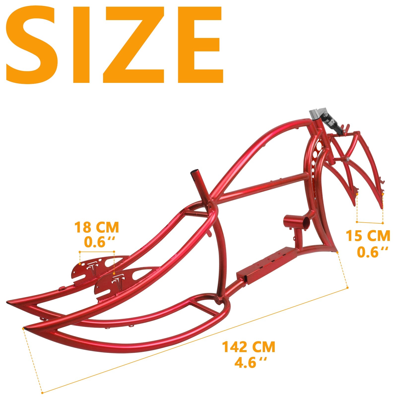 Tracer Signature Pro 26" Chopper Cruiser Electric Bike Frame Tracer Bikes