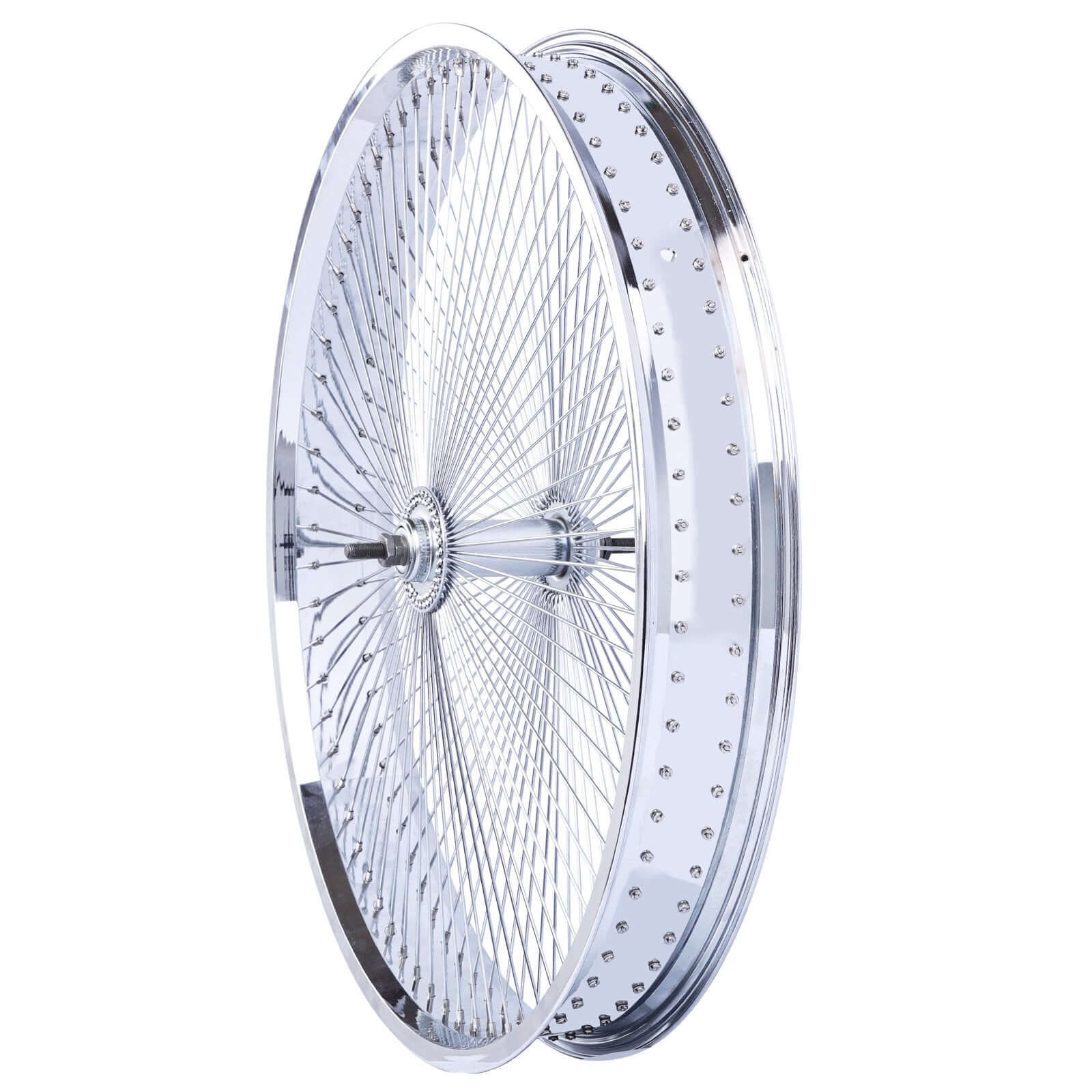 Tracer WH-TH7526140C-CP Lowrider 26'' Coaster Alloy Chrome Fat Rims Wheel Set