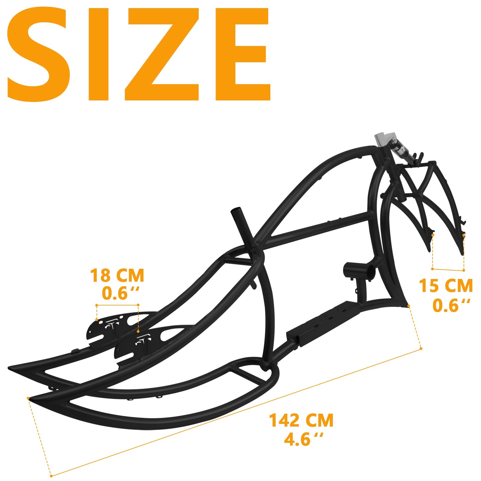 Tracer Signature Pro 26" Chopper Cruiser Electric Bike Frame Tracer Bikes