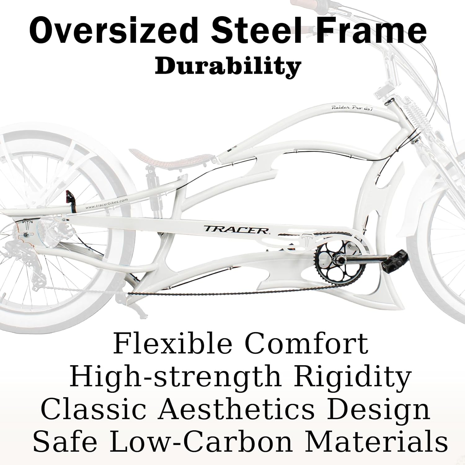Raider Pro DS7 Stretch Chopper Cruiser Bikes Tracer Bikes