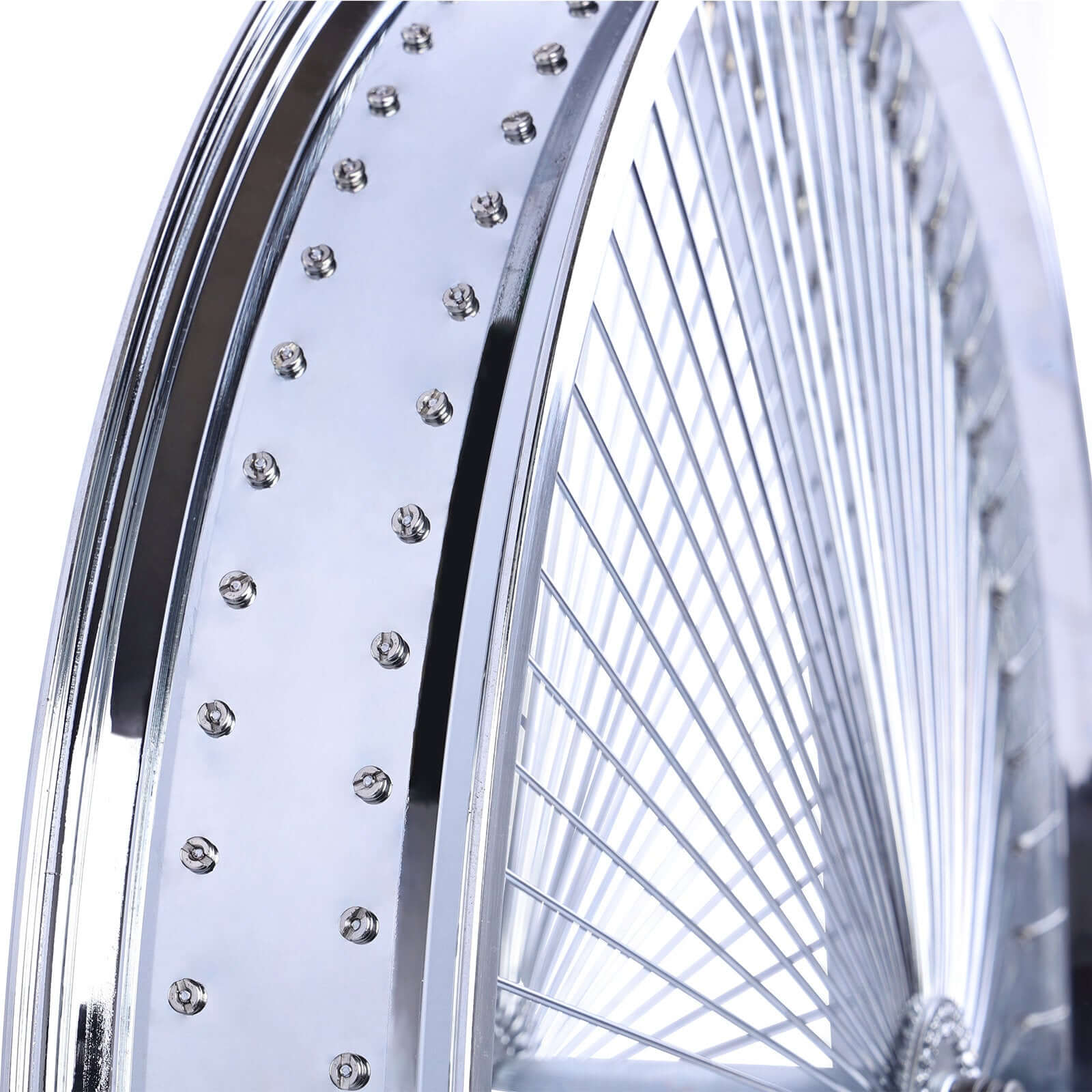 Tracer WH-TH7526140C-CP Lowrider 26'' Coaster Alloy Chrome Fat Rims Wheel Set