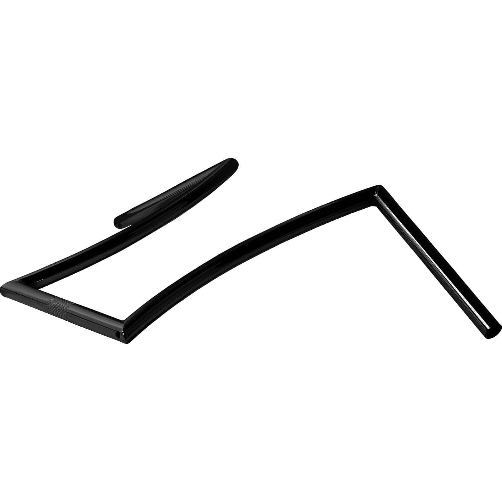 Tracer HB-TB-U800-380 U-Type Steel Scorpion Handlebar in black, featuring a hi-rise design with 7/8 inch clamp size.