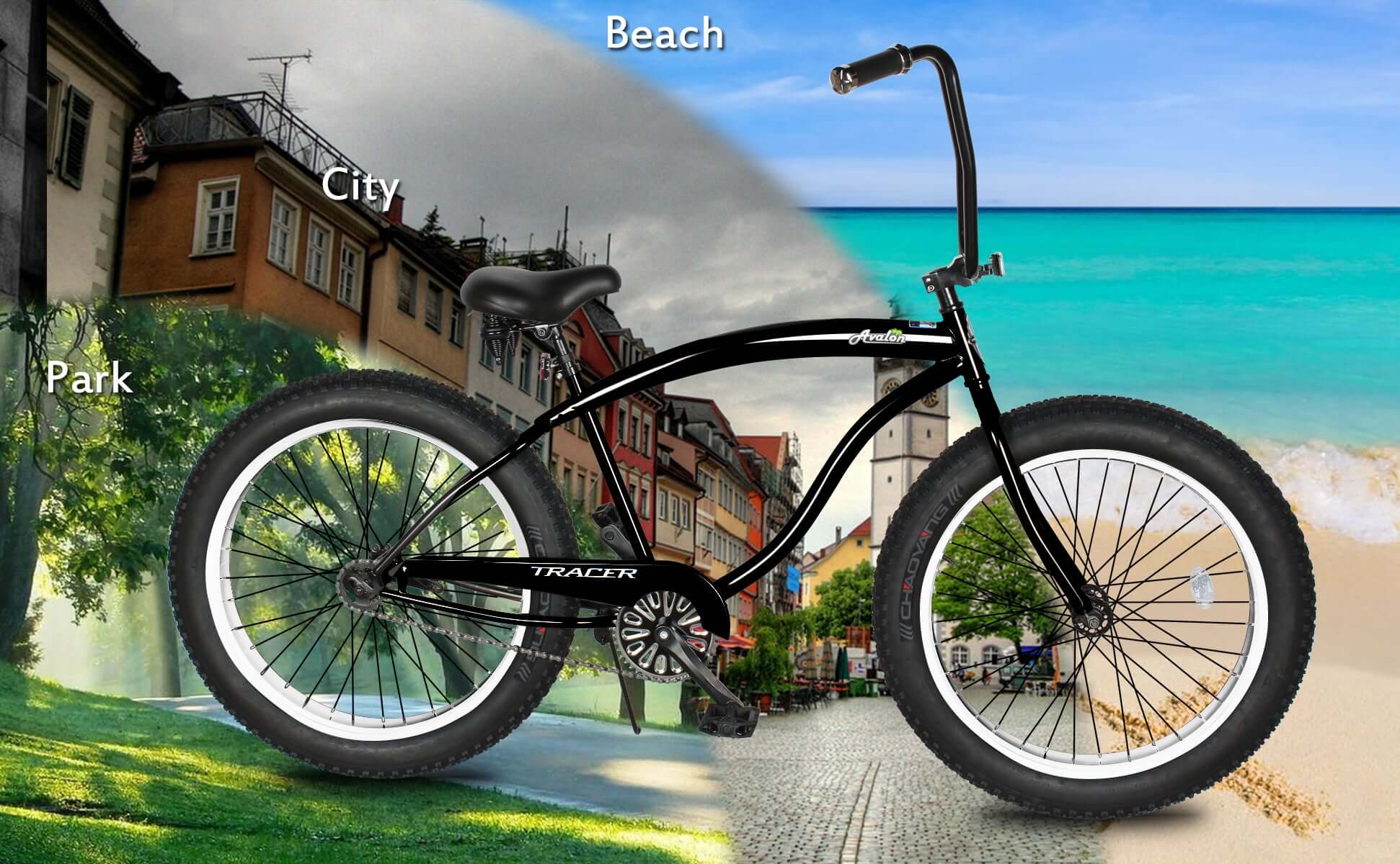 26 Lowrider Bicycle Lowrider Bike Men's Stretch Beach Cruiser