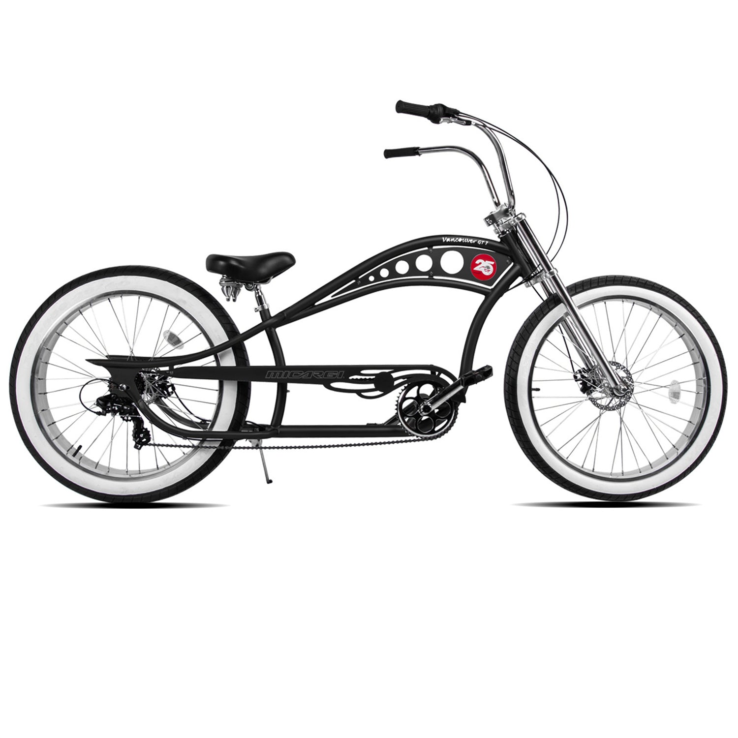 チョッパーサイクル chopper cycle レジャー自転車 Tracer Arcadia GT7 26” Chopper Cruiser Stretch Bike