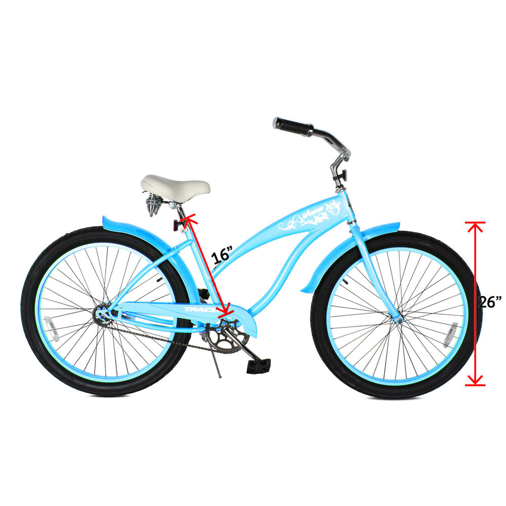 Tracer AVERA-F 26" Beach Cruiser Bikes Single Speed for Women.