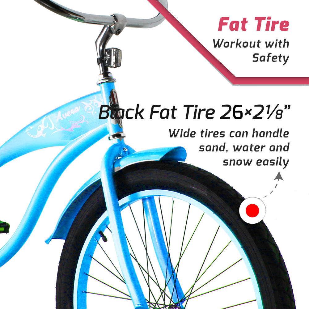 Tracer AVERA-F 26" Beach Cruiser Bikes Single Speed for Women.