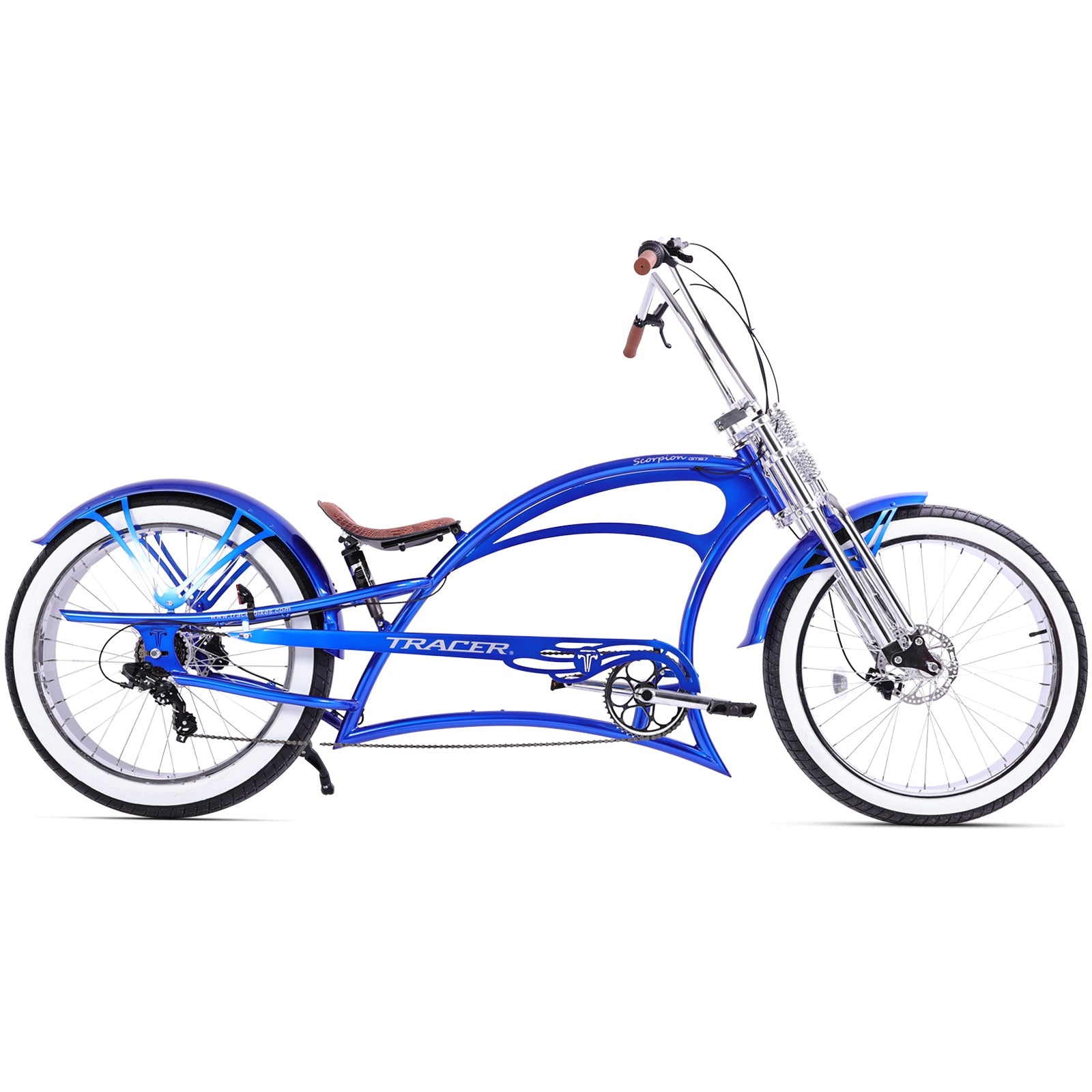 Scorpion GTS 7 Speed Stretch Crusier Bicycle Tracer Bikes