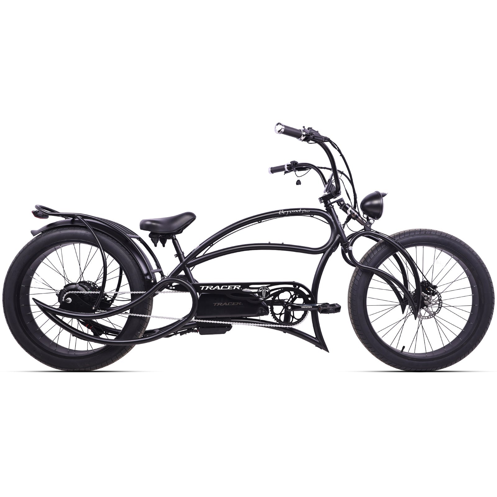 Tracer Beyond Pro 800W 26" Classic Stretch Chopper EBike Tracer Bikes