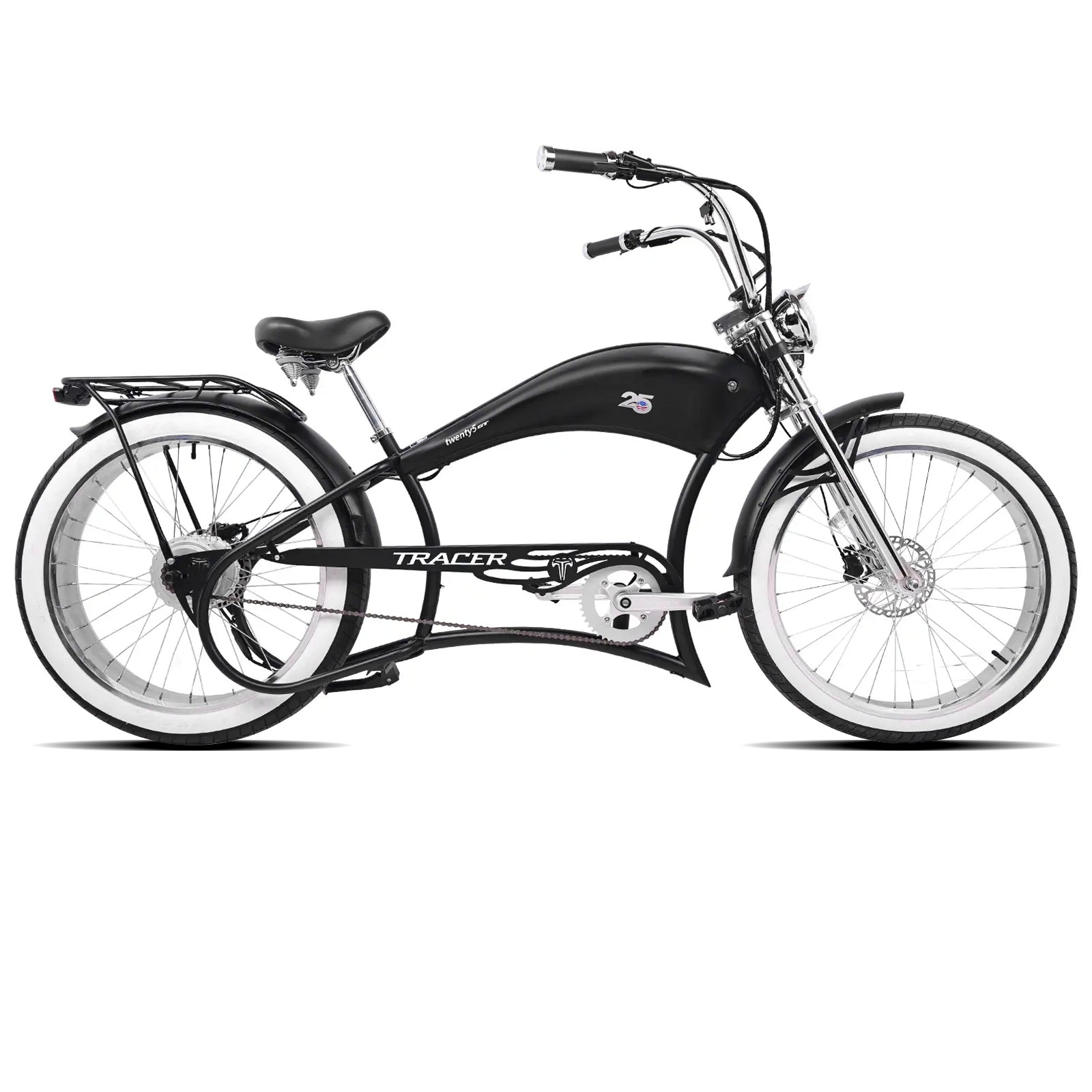 Bicicleta eléctrica Twenty5 Chopper Stretch Cruiser de 800 W