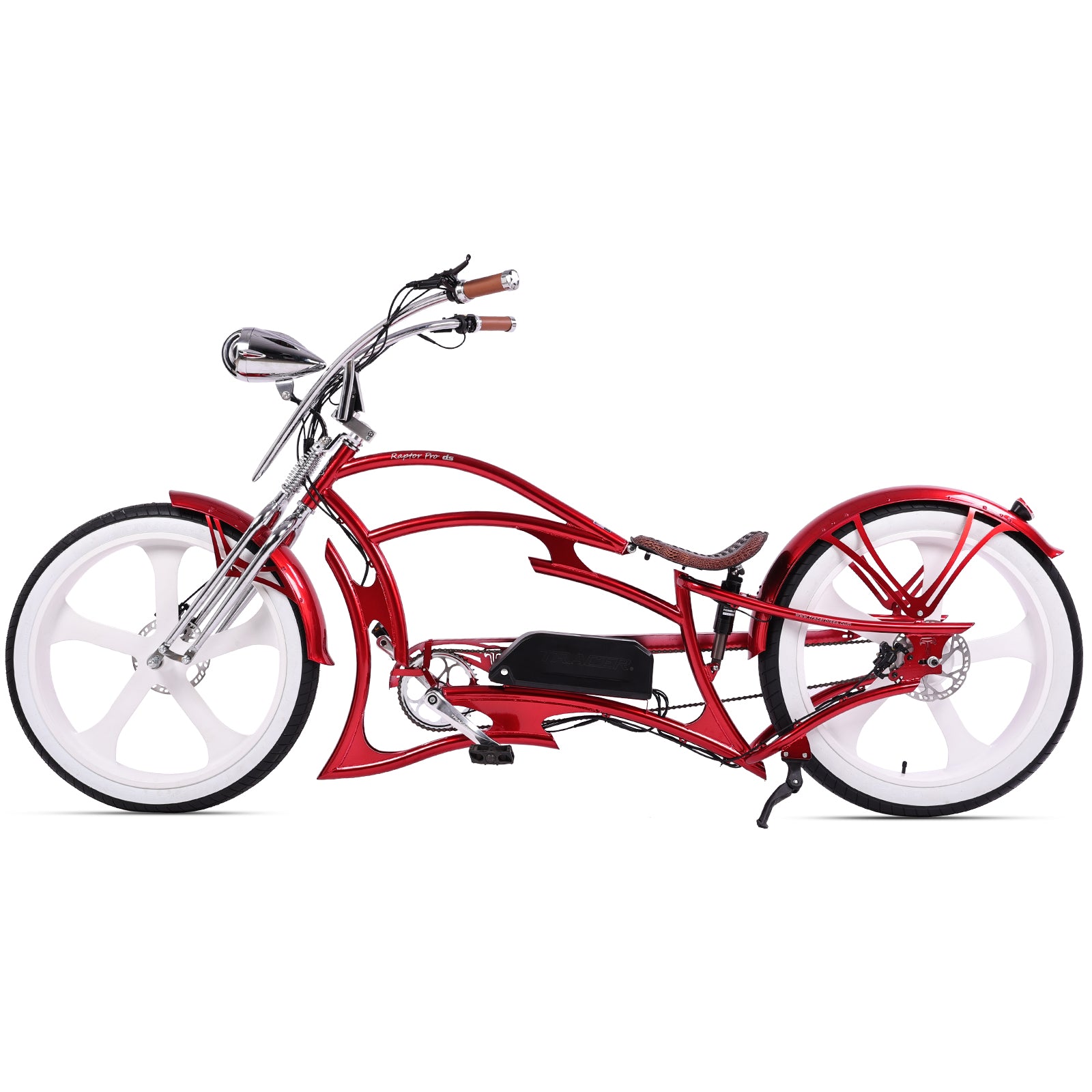 Raptor Pro DS 800W Stretch Cruiser Ebike