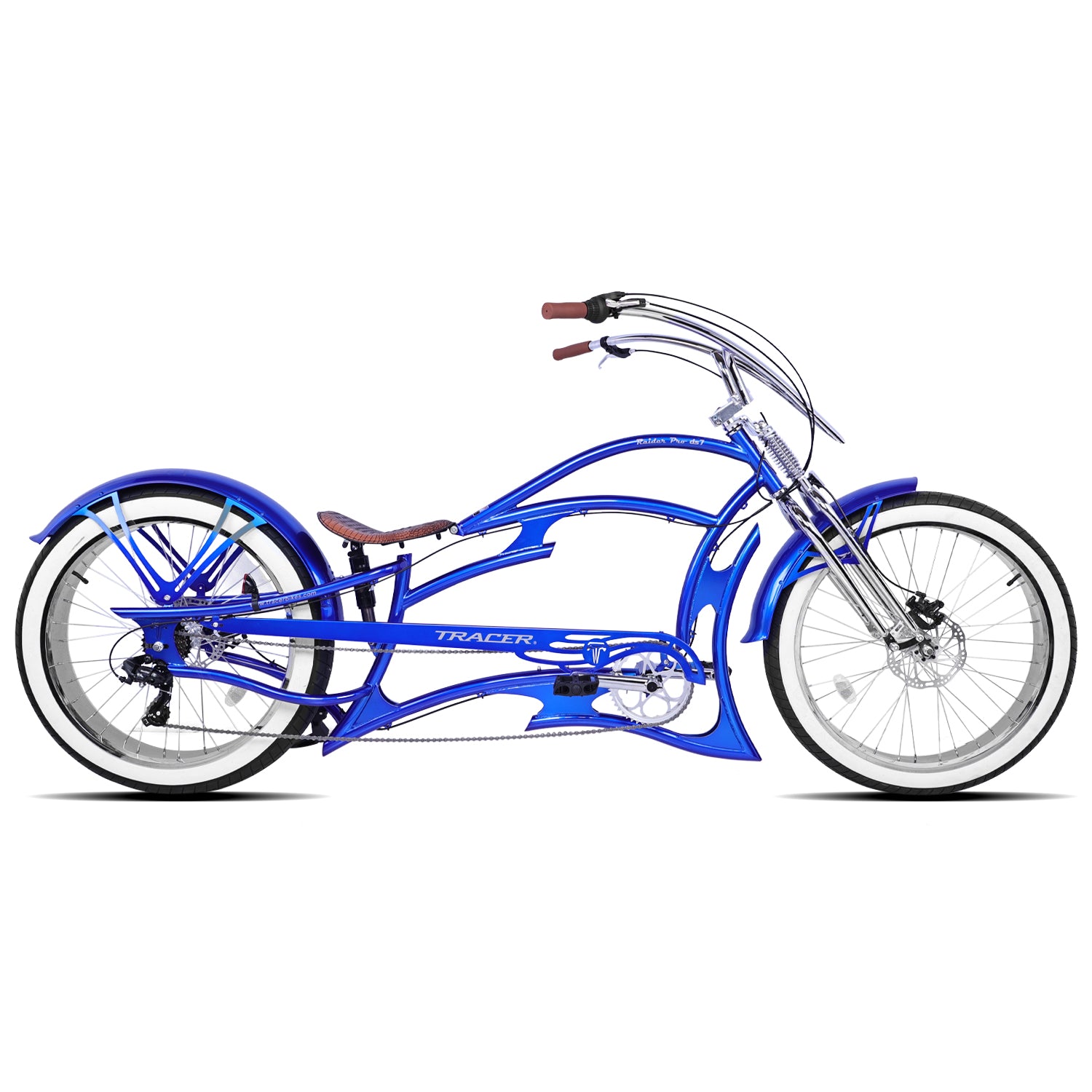 Raider Pro DS7 Stretch Chopper Cruiser Bike Tracer Bikes