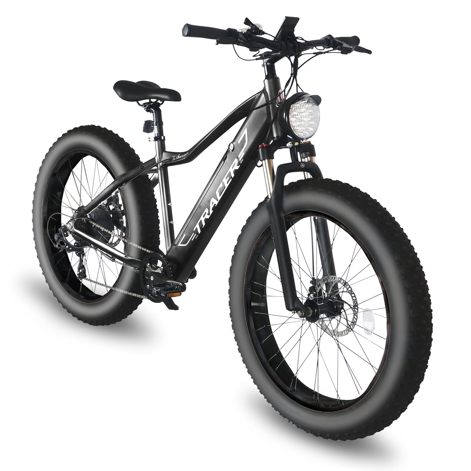 Tracer Tacoma 26"800W Electric Fat Tire Bike w/ Dual Suspensions.