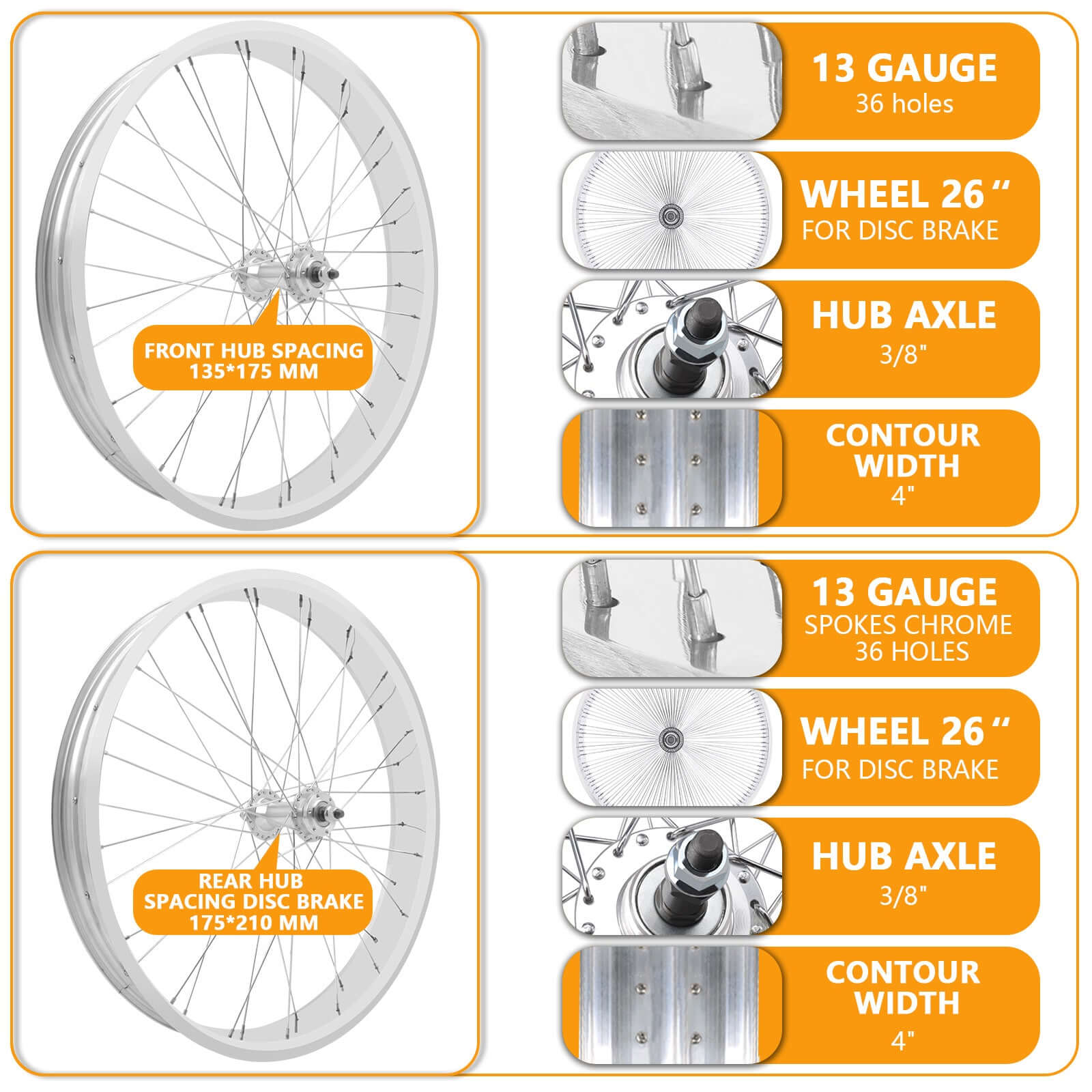 26x3 discount bicycle wheels