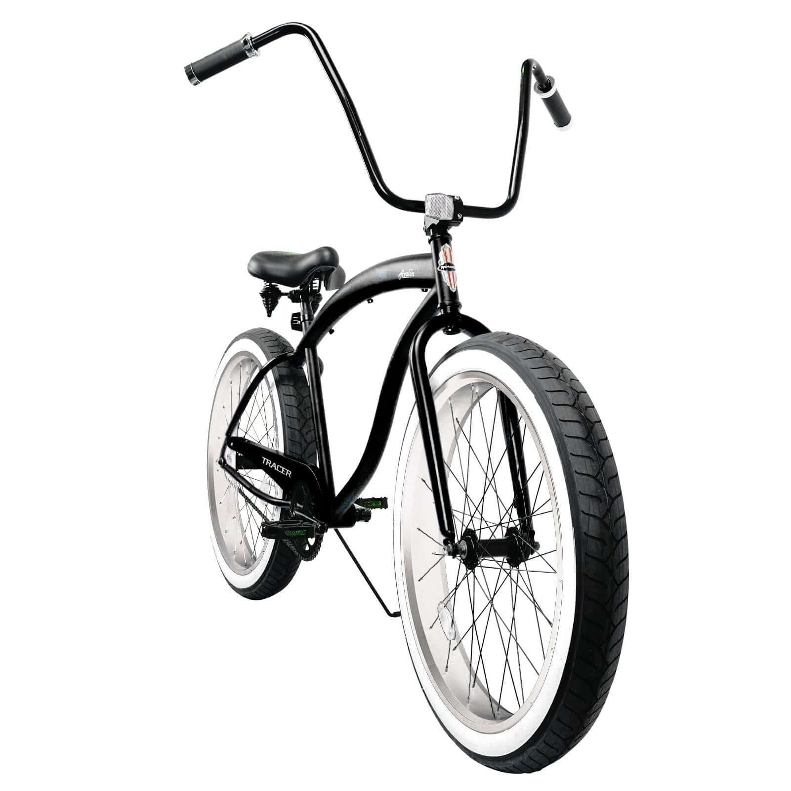 Flat black beach discount cruiser