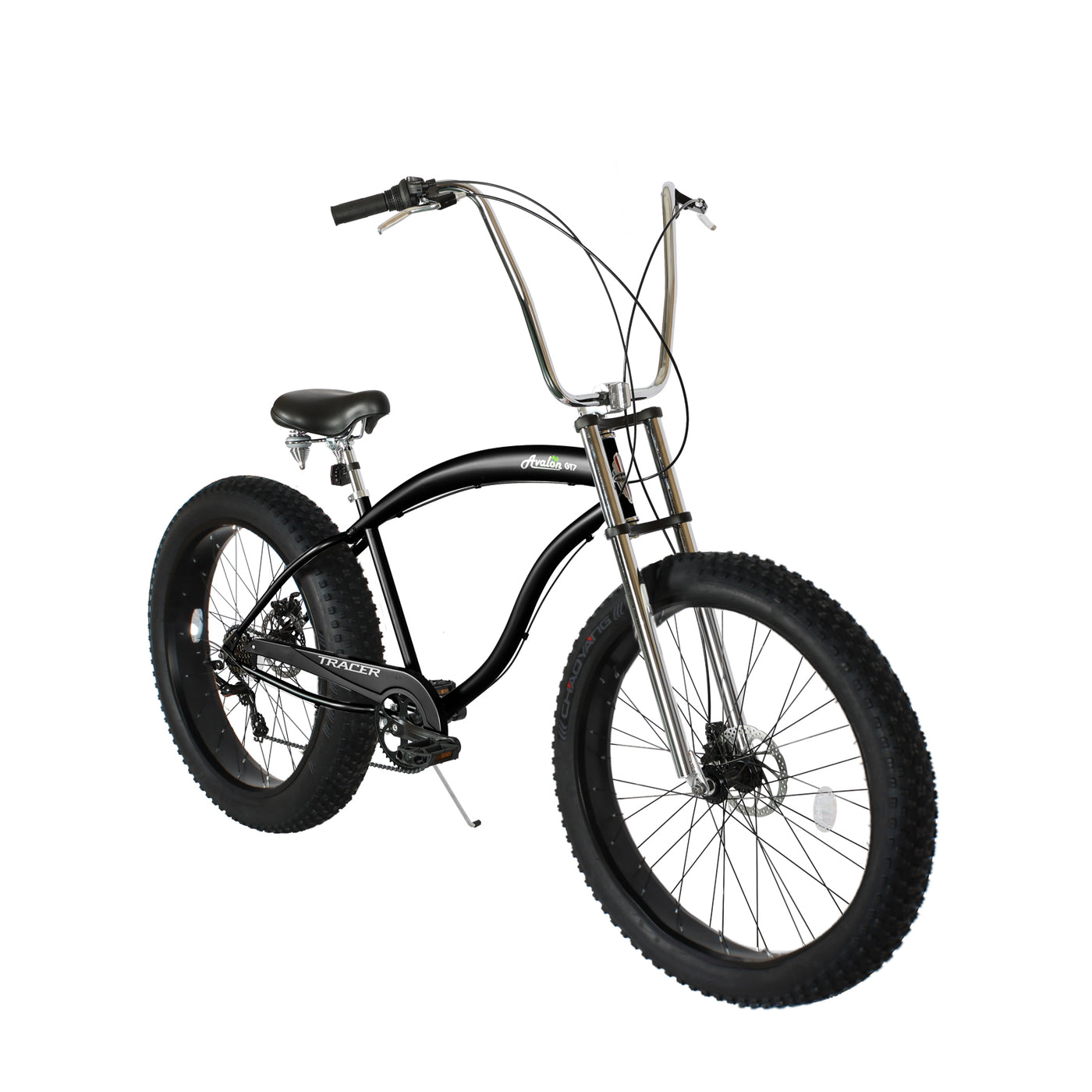 Tracer Avalon GT 26'' Fat Tire Stretch Beach Cruiser Bike 1-Speed/7-Sp ...