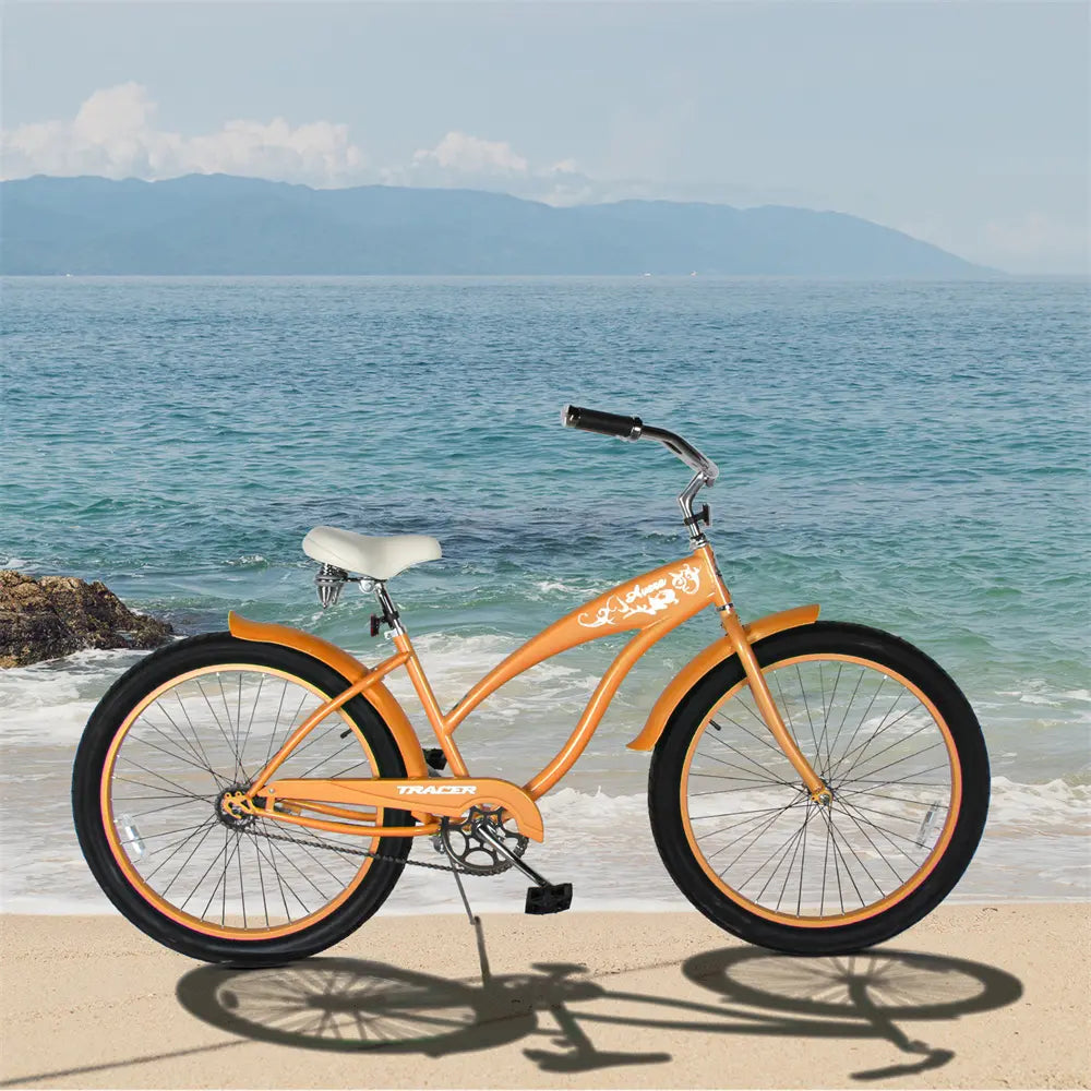 Tracer AVERA-F 26" Beach Cruiser Bikes Single Speed for Women.