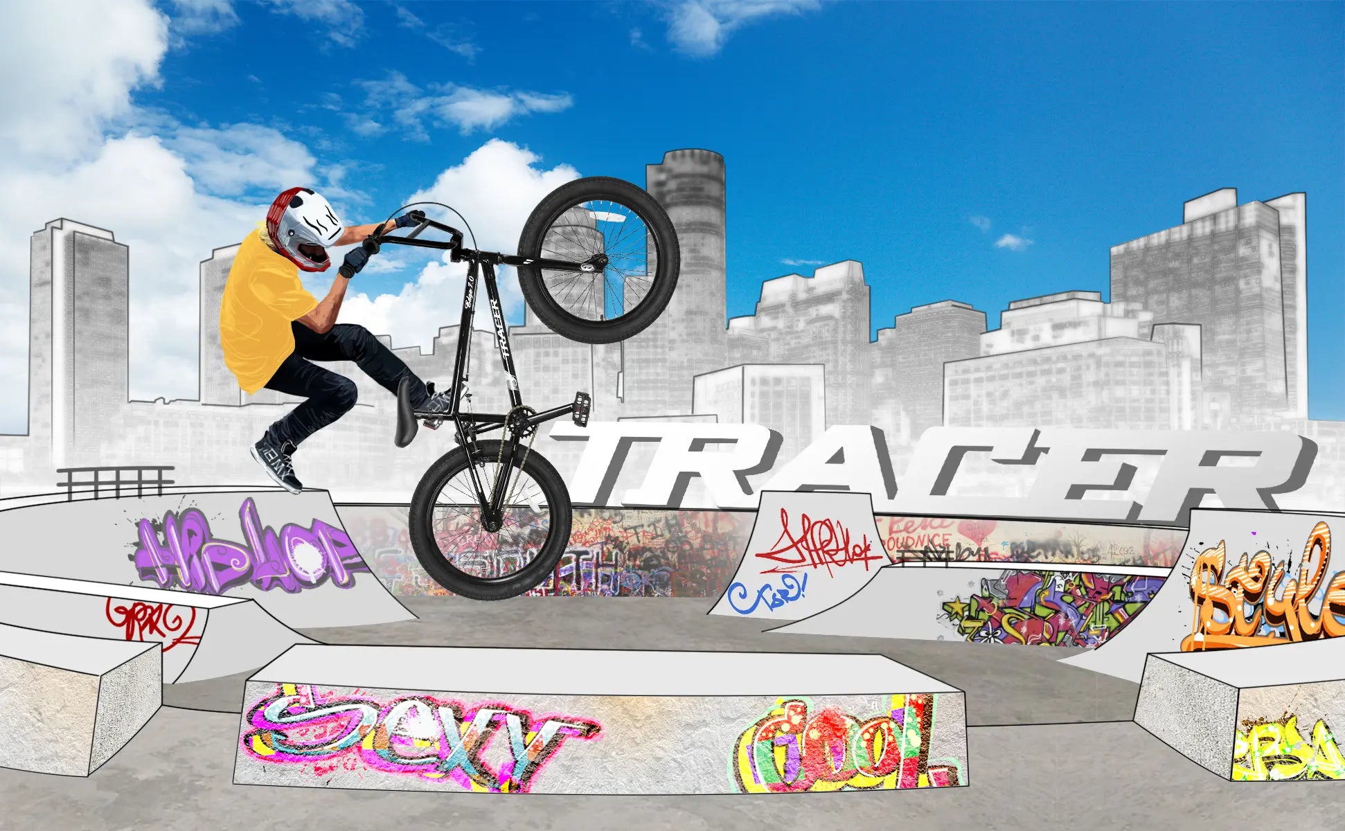 Tracer Edge Freestyle beginner/Professional BMX Bike