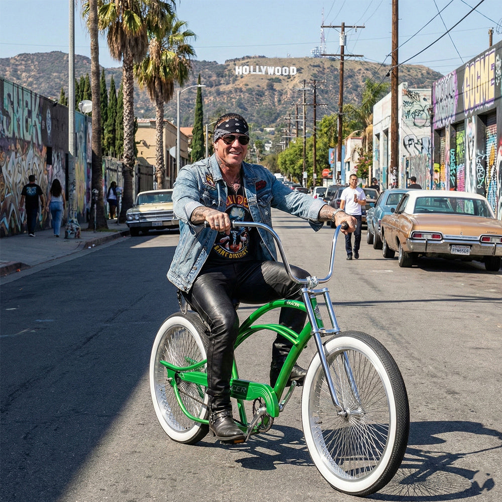 Bicicleta de paseo Tracer Beacon Pro 140H de una sola velocidad y elástica