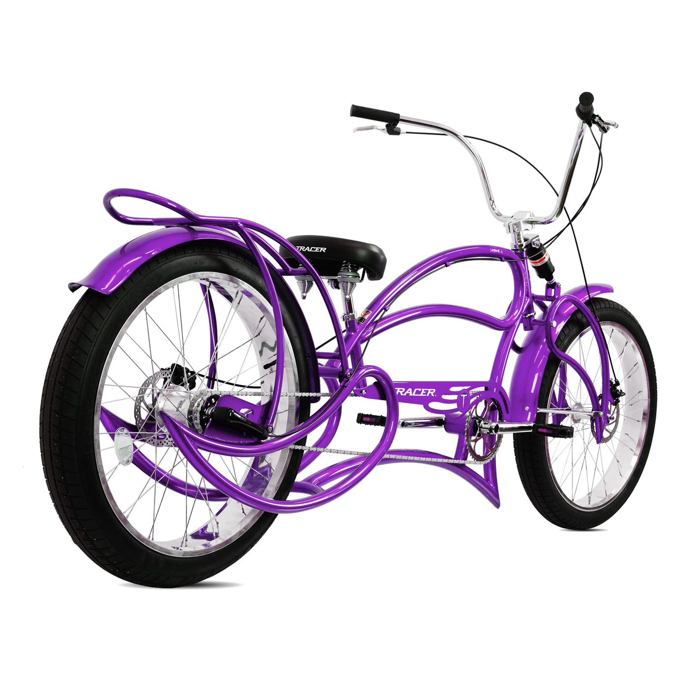 stretched beach cruiser trike