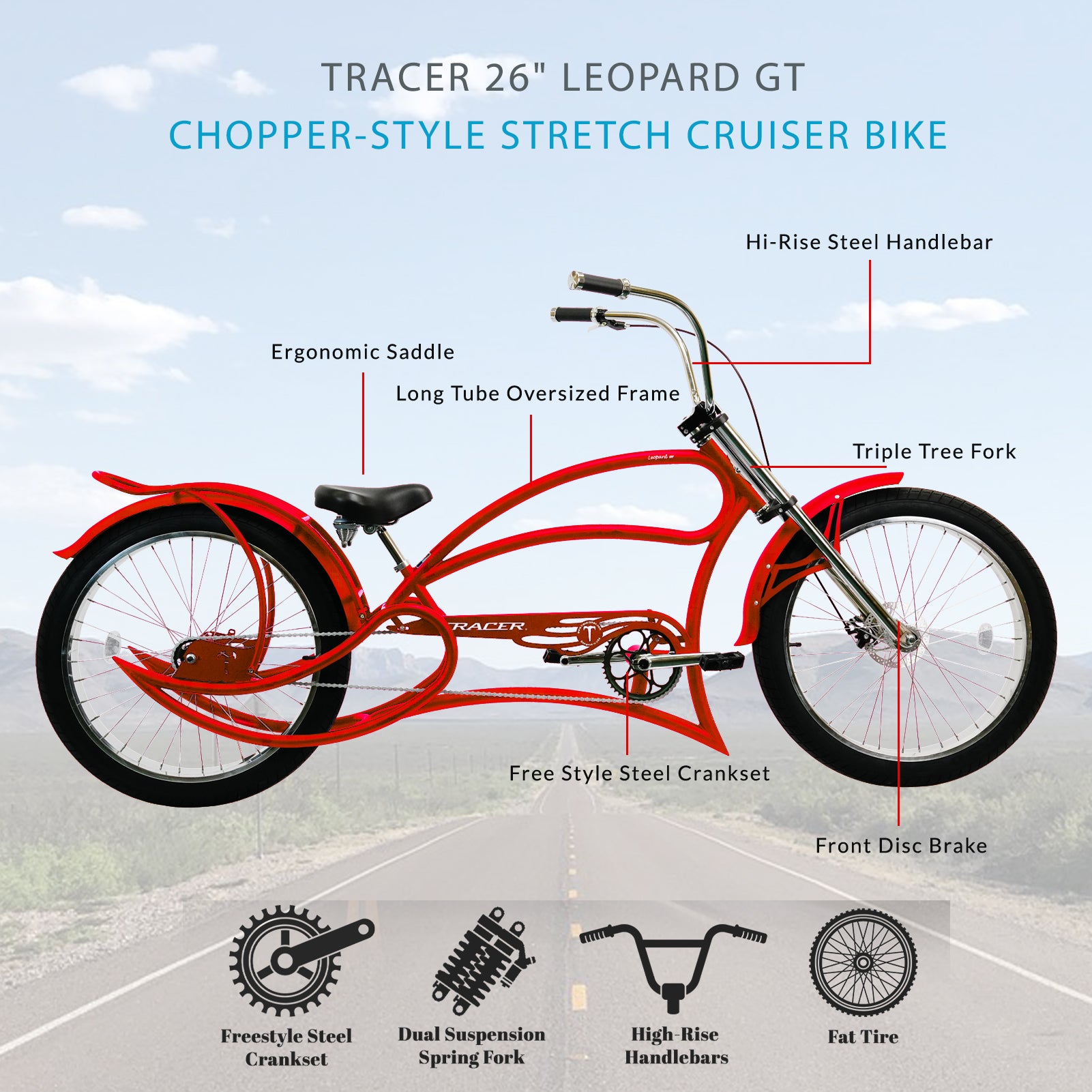 Chopper cheap style bike