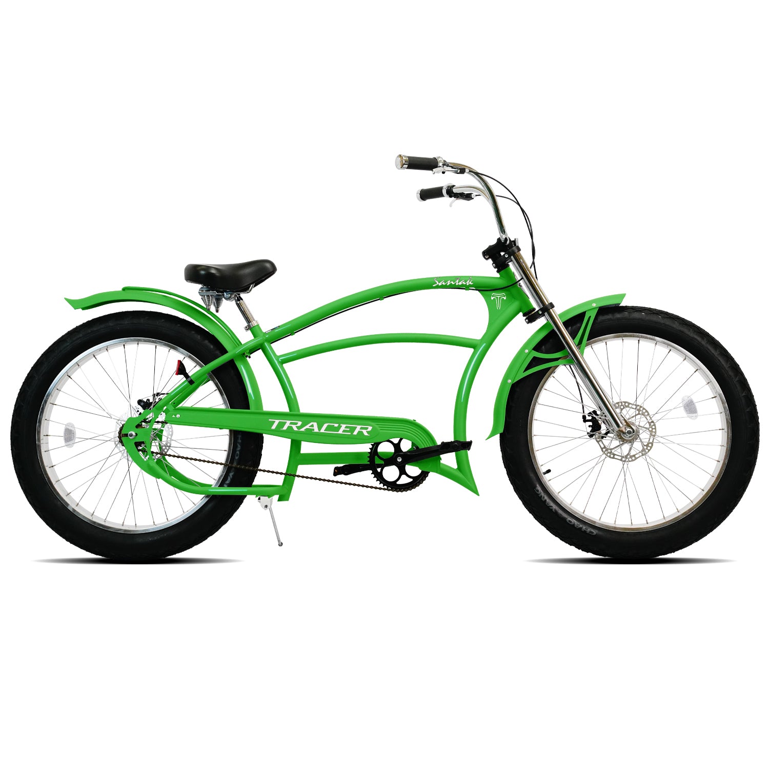 Santak 26 Fat Tire Chopper Cruiser Bike