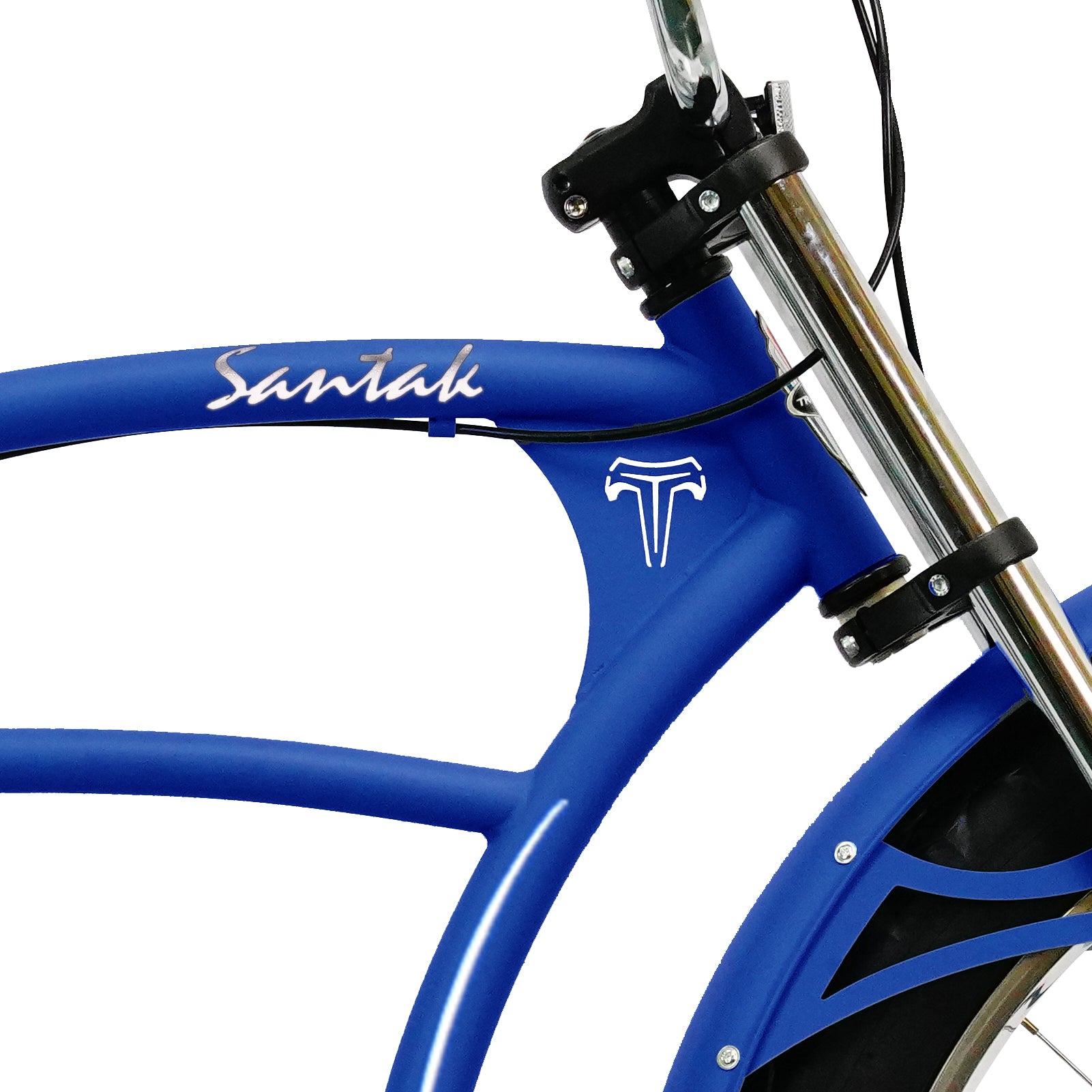 Santak 26 Fat Tire Chopper Cruiser Bike