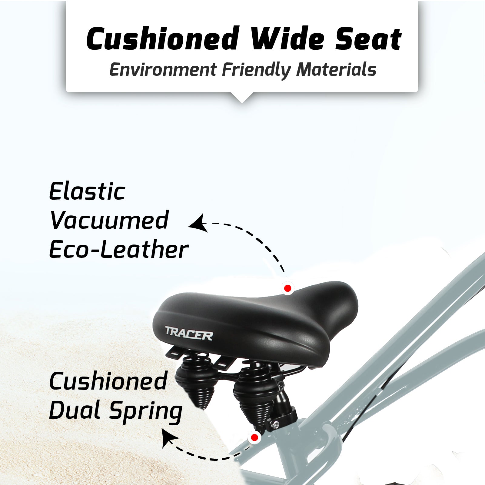 Fashion chopper bike seat