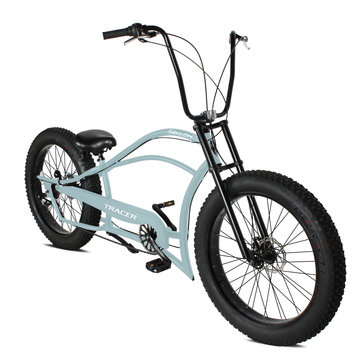 Tracer Siena GT 26'' Chopper Stretch Cruiser Fat Tire Bikes Oversized ...