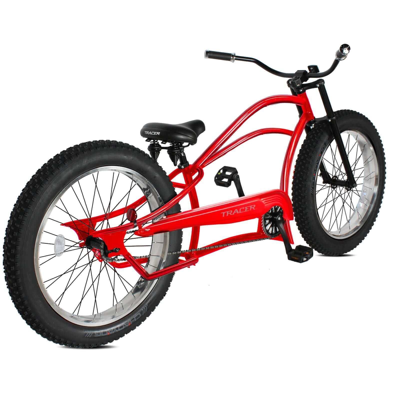 Red fat 2024 tire bike