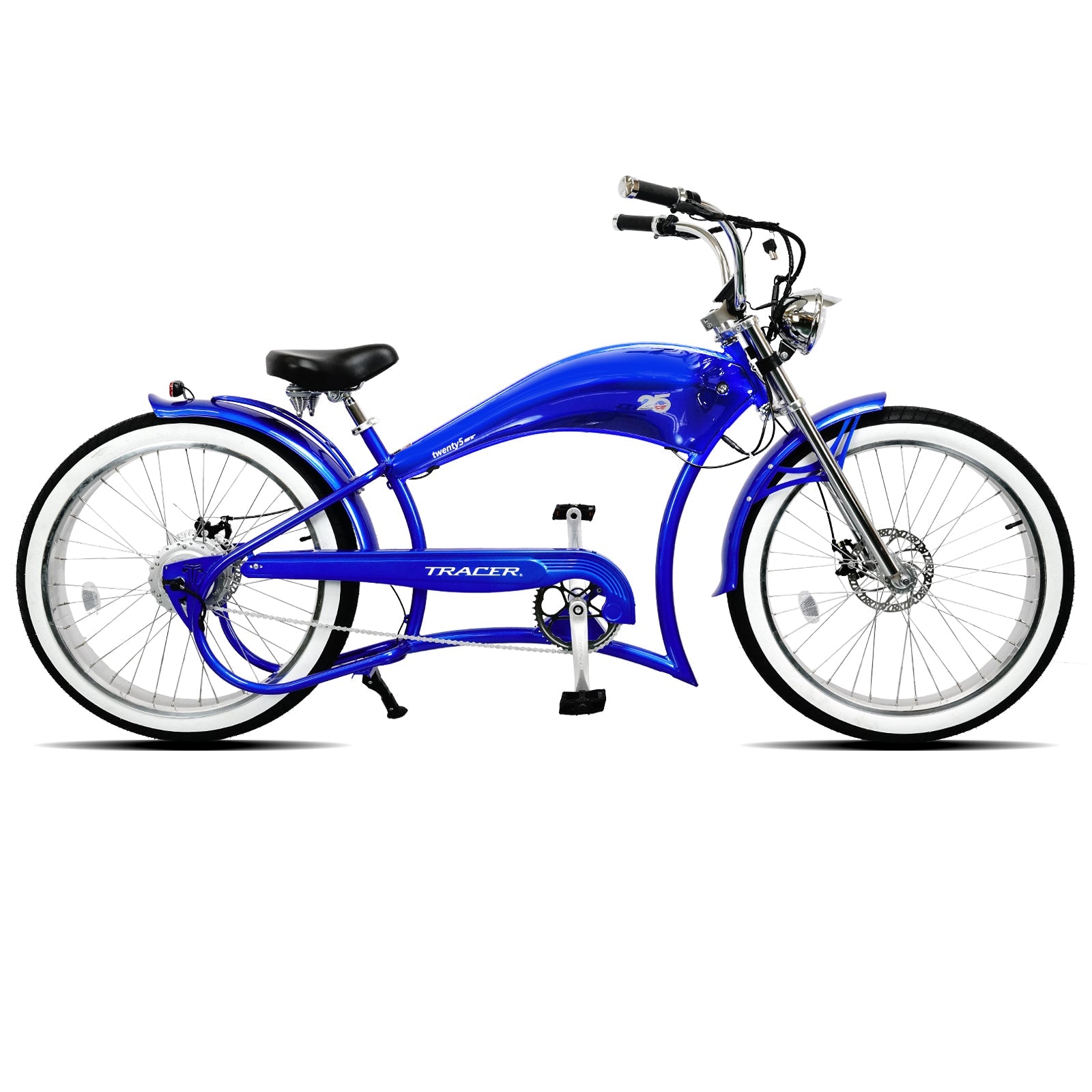 Tracer Twenty5 GT 500W 26" Chopper Cruiser E-Bikes Tracer Bikes