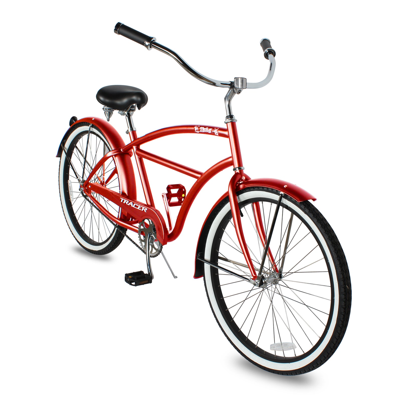 Red discount cruiser bike