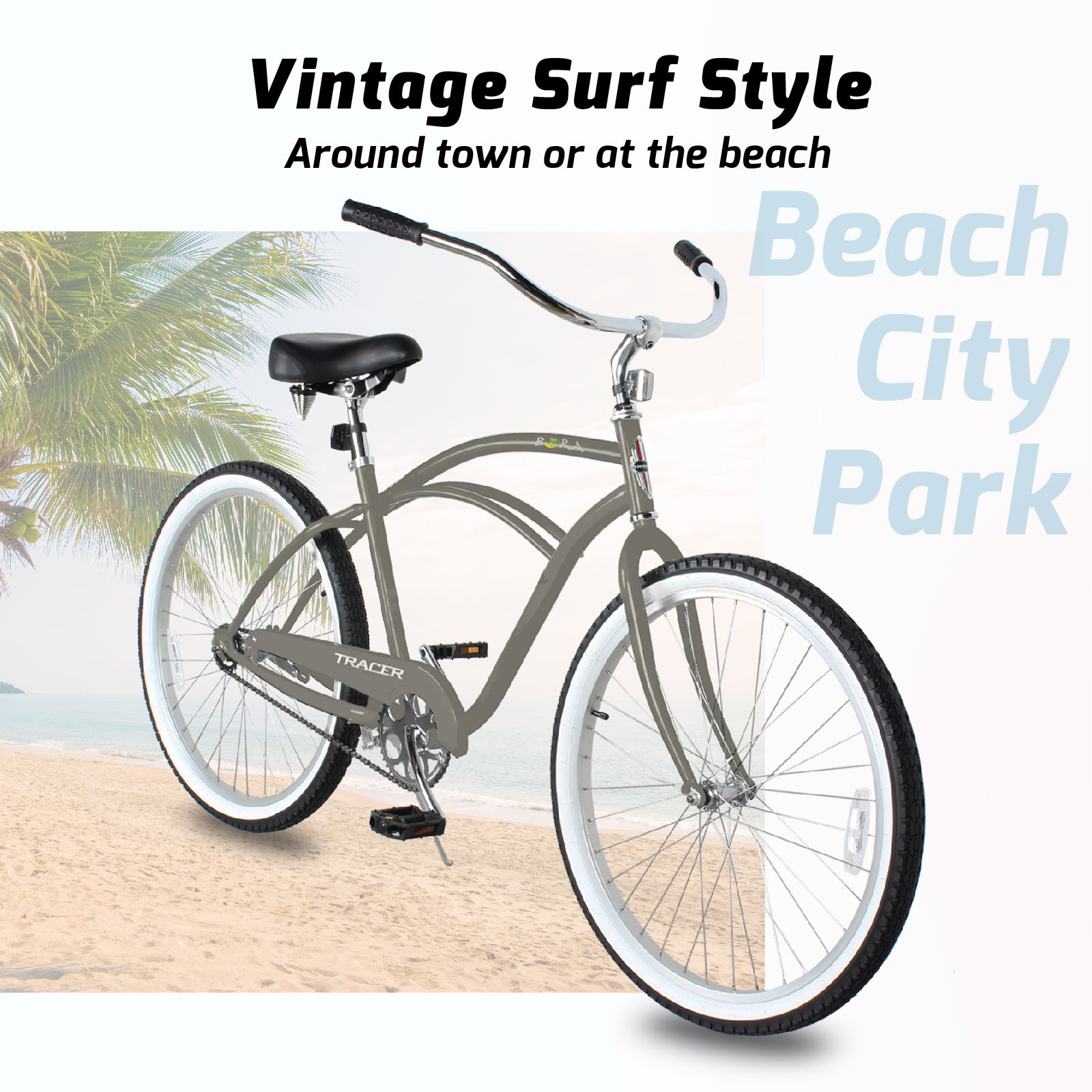 Vintage style best sale hybrid bike