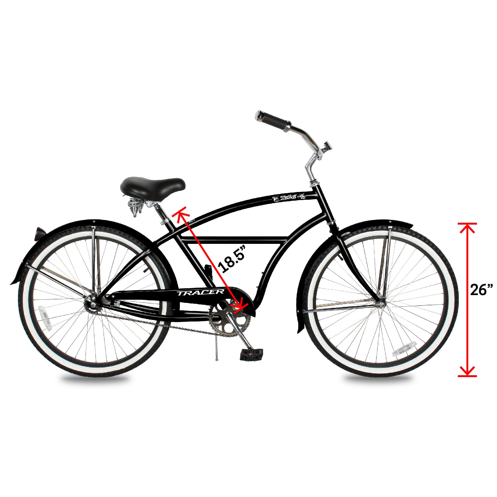 26 inch cruiser online bike for what height