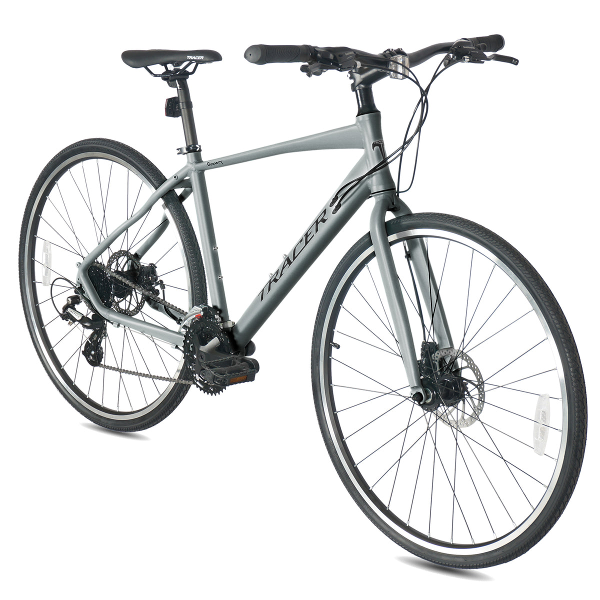 Tracer Bravery Hybrid Road Bike for men 8 Speed