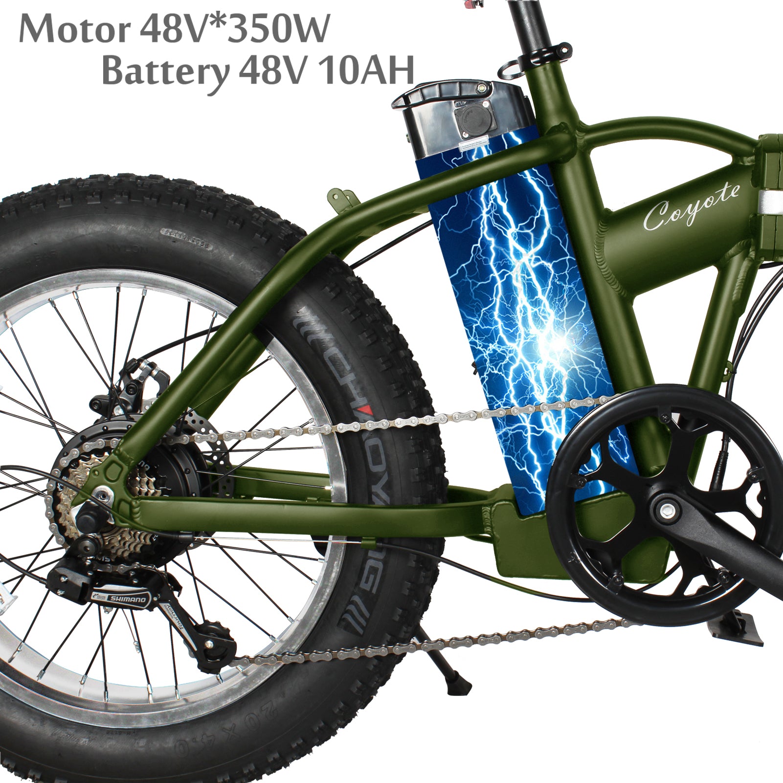 Tracer Coyote 20 500W Foldable Electric Bike