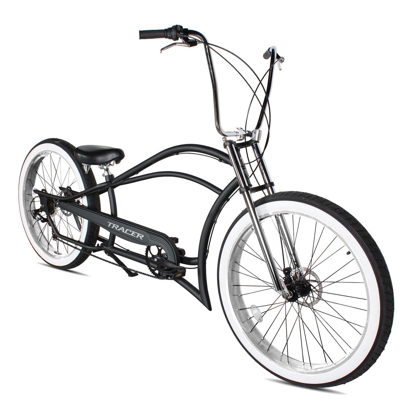 Tracer SIENA GT-7 29" Chopper Stretch Cruiser Fat Tire Bikes 7-Speed ...