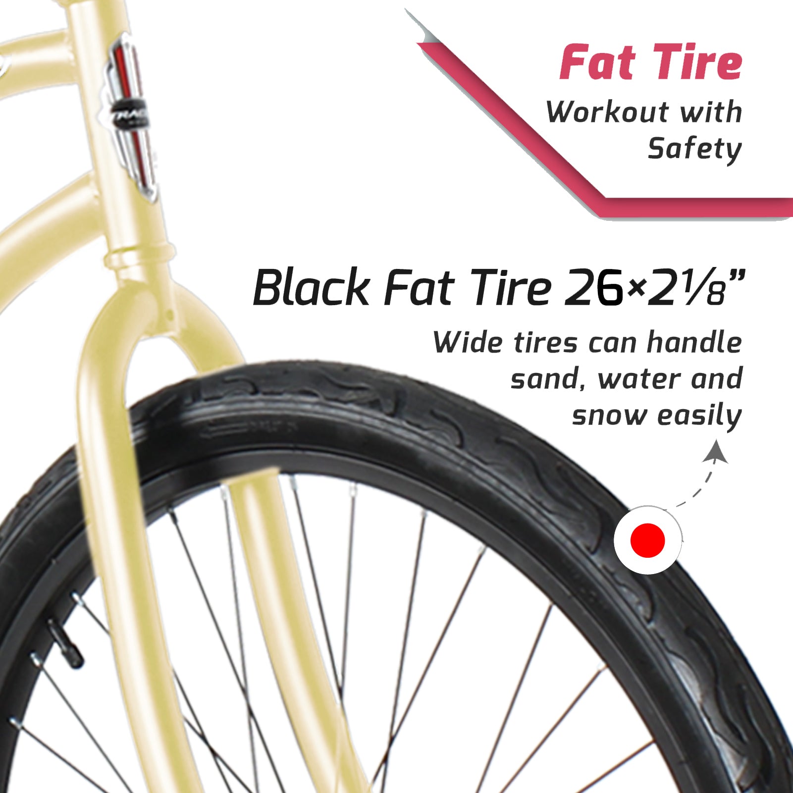 Single speed hot sale wide tires